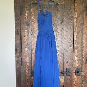 Azazie Cora Bridesmaid Dress Navy Blue